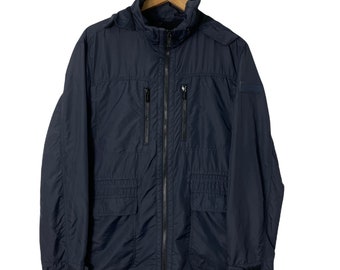Vintage 90s Burberry Black Label Harrington Jacket Workers Small