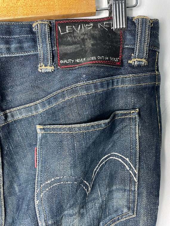 Vintage Levis single R Patchwork Style Jeans W32 - image 8