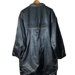 Kurtka zimowa Vintage Goldwin Japan Sherpa z podszewką