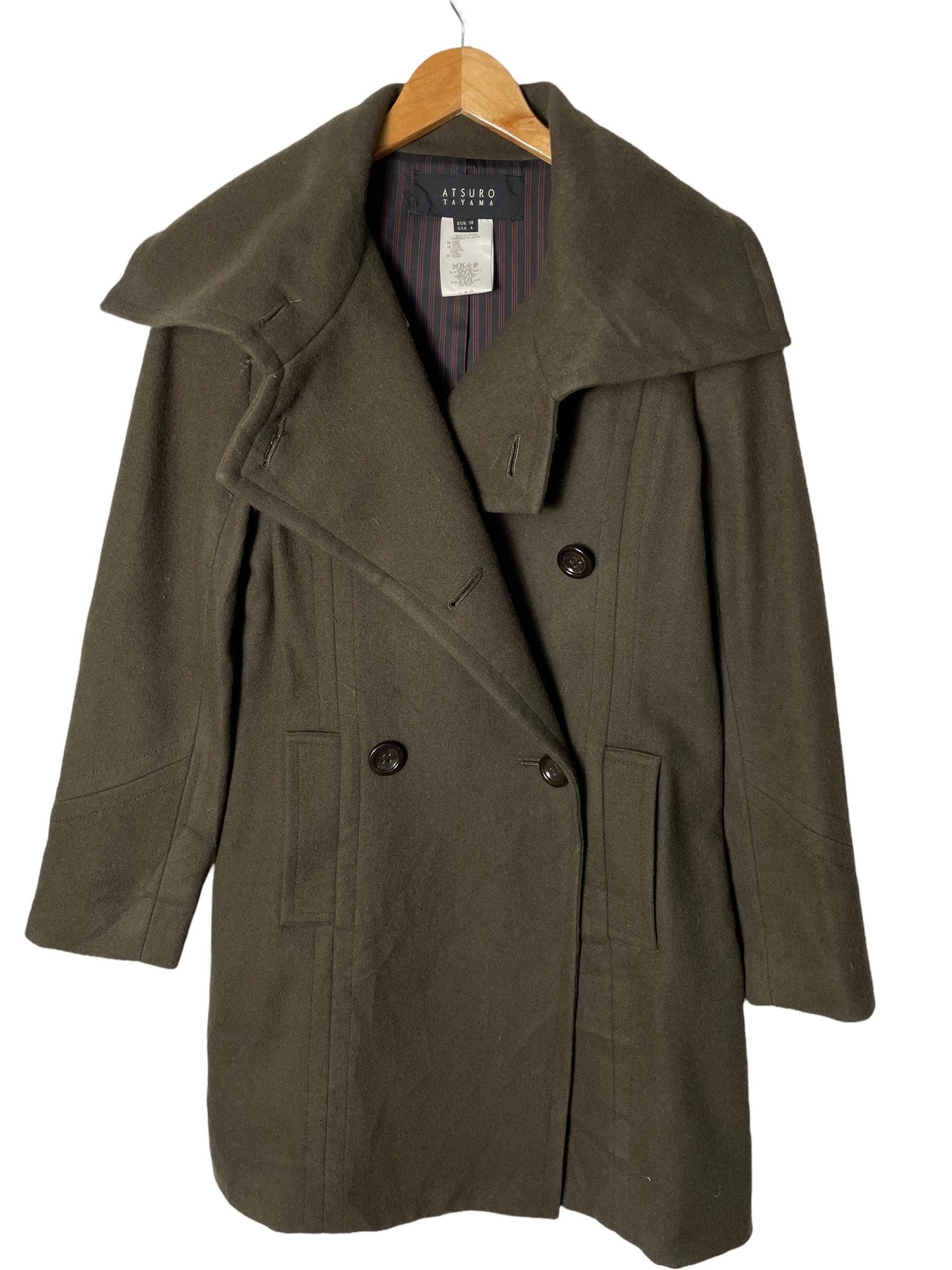 Atsuro Tayama Double Collar Wool Jacket Japanese Brand - Etsy
