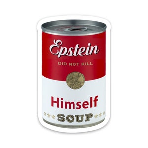 Epstein Didn&#39;t Kill Himself Laptop Sticker