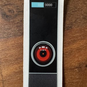 2001 En rymdodyssey Hal 9000 gränssnitt laptopklistermärke