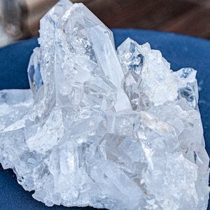 Quartz crystal cluster Arkansas rocks gems and minerals clear quartz gem gifts
