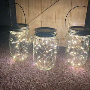 Battery powered mason Jars lights LED light garden decoration event lighting wedding decorations wedding table centerpiece