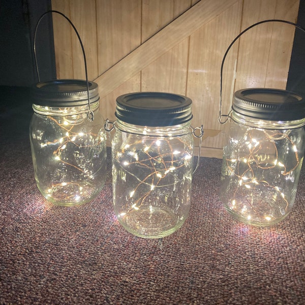 mason Jars lights LED light garden decoration event lighting wedding decorations wedding table centerpiece