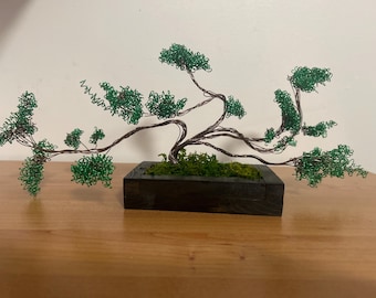 Wire bonsai tree handcrafted