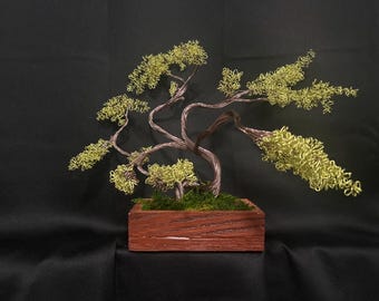 Wire bonsai tree