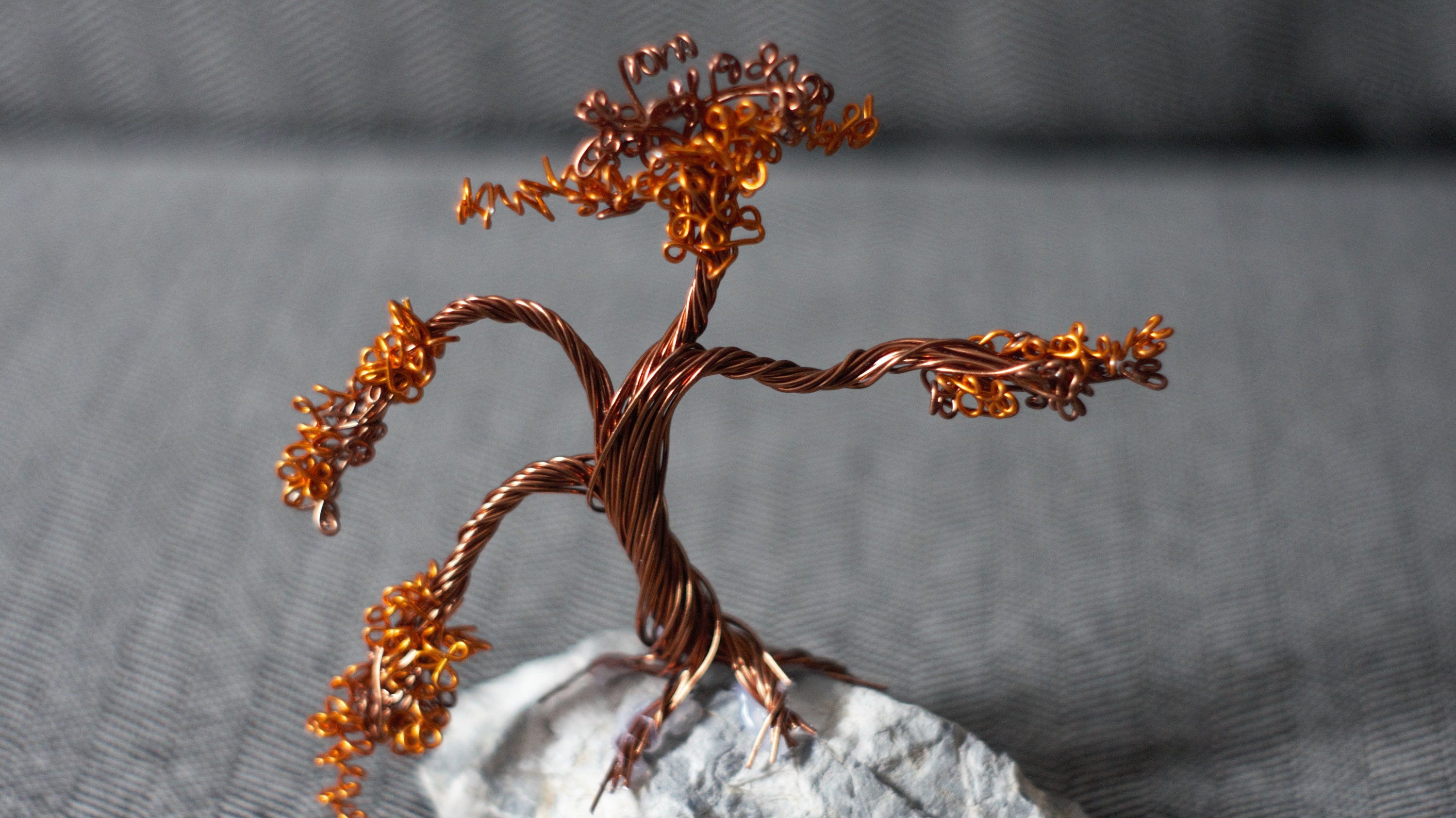 Wire bonsai tree Etsy
