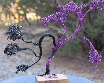 Wire bonsai tree handcrafted