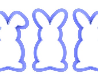Easter bunny cookie cutter set, bunny outline set, bunny cookie cutter