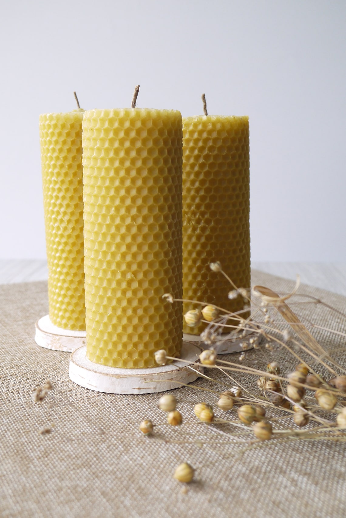 Natural beeswax candle making. Diy candle kit easy making. Etsy