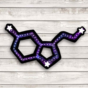 Serotonin Constellation Sticker | Laptop Sticker | Water Bottle Sticker