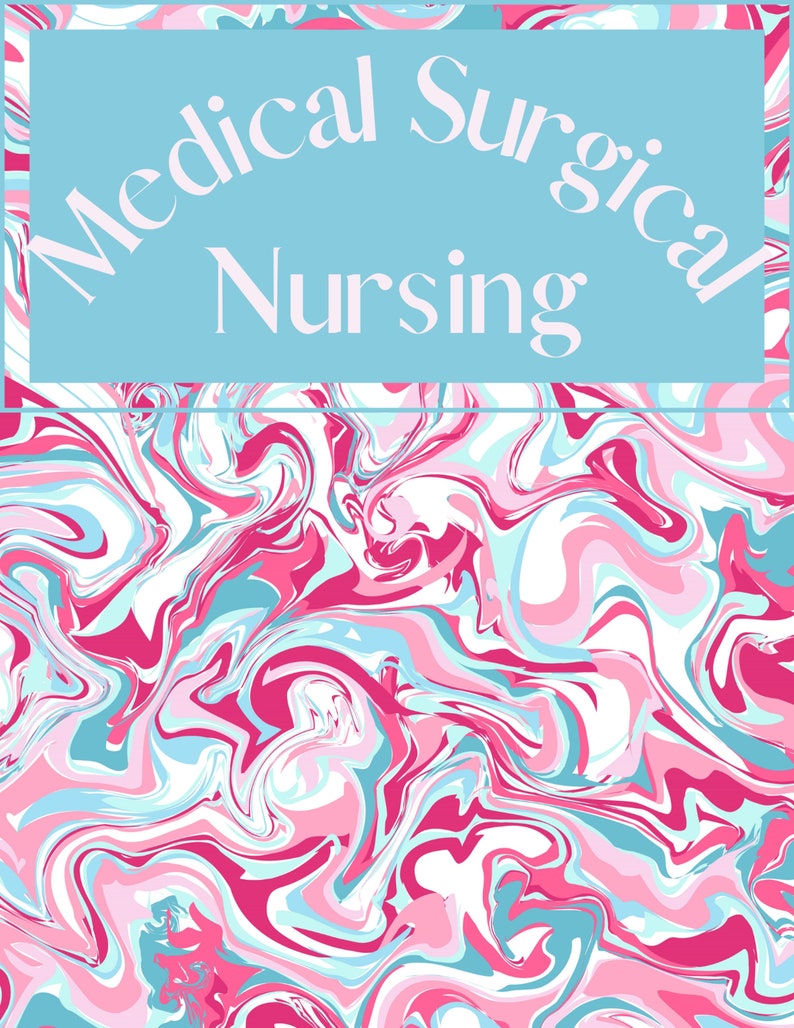 Nursing School Binder Covers Set of 10 Notebook Covers Etsy