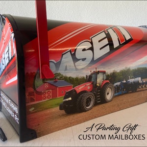 Farm mailbox Independence Day Gift for Dad, Homemade farm gift for Mom