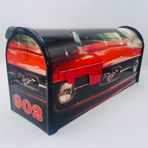 Classic Car Mailbox: Auto Shop Decor, American Muscle Car Gift