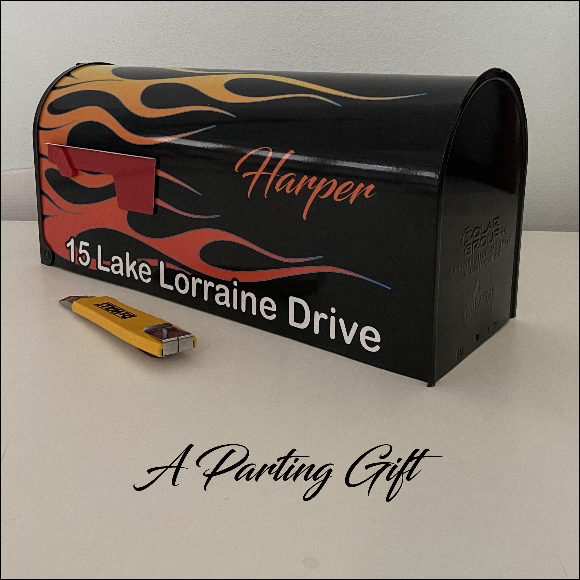 Custom Mailboxes by A PARTING GIFT Flames Etsy