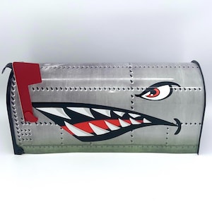 Warbird custom mailbox gift for any aviation enthusiast