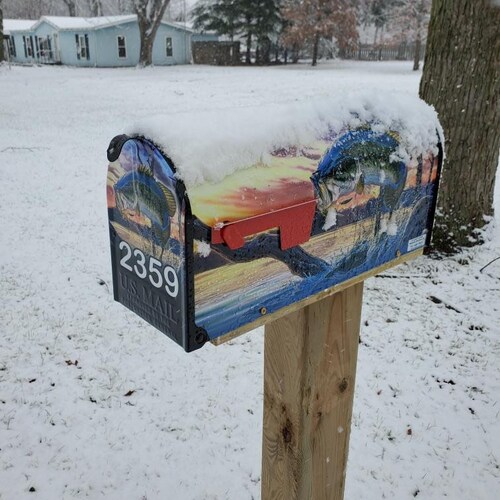 Bass fish shops American made Custom Mailboxes. Gift ideas.