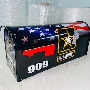 U.S. Army Custom Mailbox Gift, Patriotic Gifts for Dad