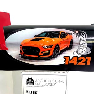 Muscle car custom Mailbox gift, Hurry, going fast