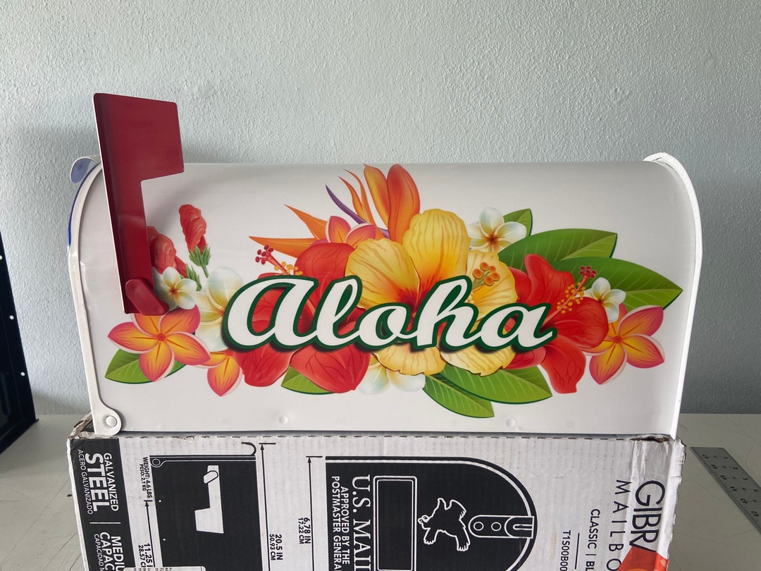 Aloha Hawaii Custom Mailbox, Independence Day Gift for Mom and Dad - Etsy