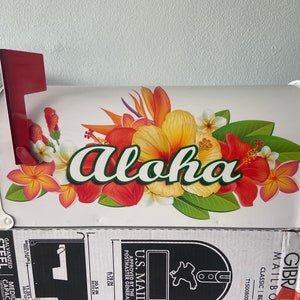 Aloha Hawaii Custom Mailbox, Independence Day Gift for Mom and dad