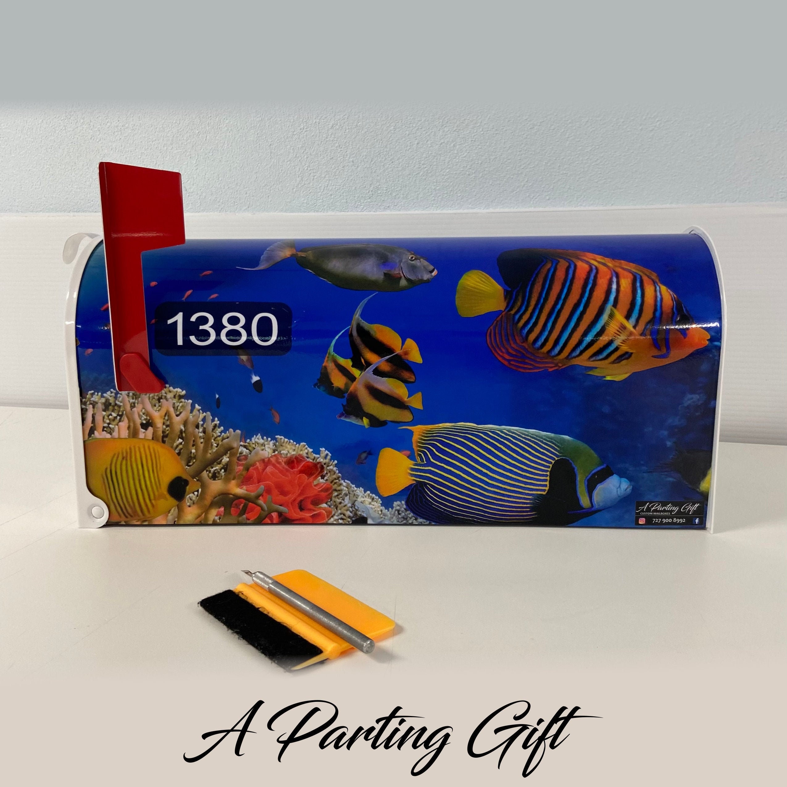Tropical Fish Custom Mailboxes. Personalized Gifts. Etsy