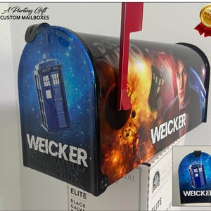 Science Fiction customized mailbox Gift for Brother or Sister