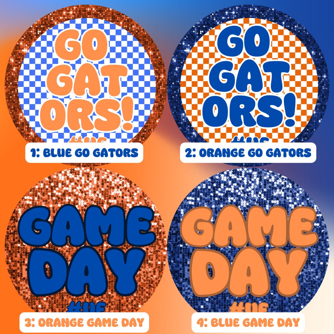 UF Tailgate Buttons, UF Spirit Buttons, Game Day Buttons, UF Football
