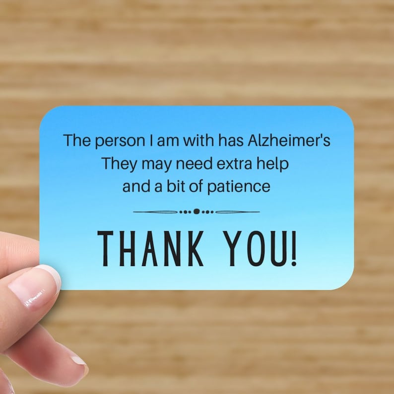 Alzheimer's Cards - Etsy