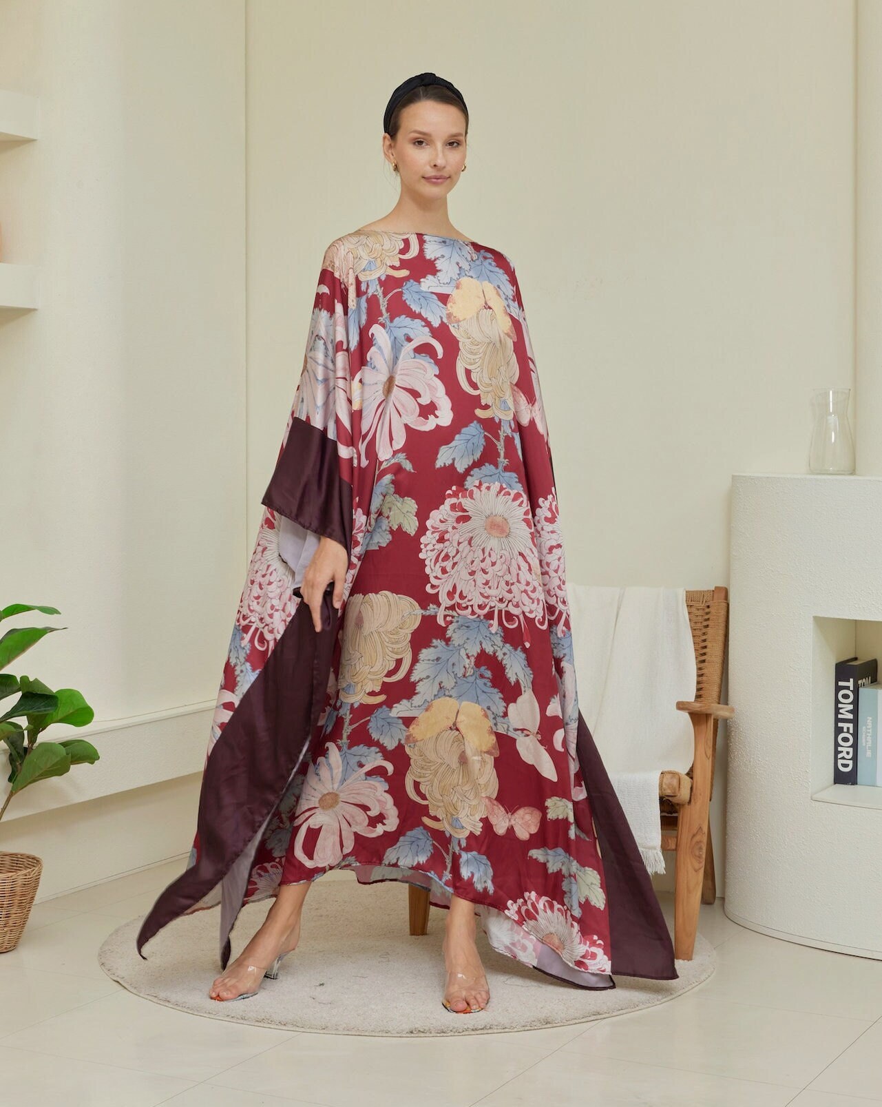 Oriental Silk Dress Etsy UK