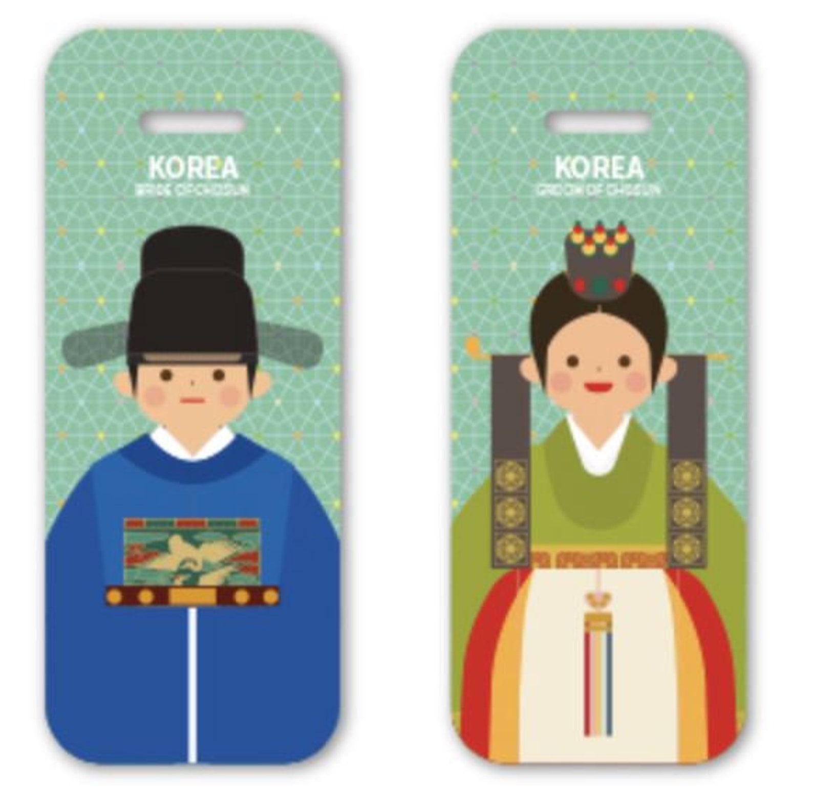 Korean Traditional Dress Name Tag KDrama Korea Tourist Etsy