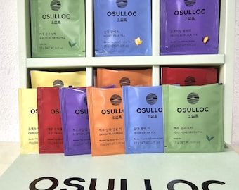 OSULLOC Tea Variation 30 Tea Box / 6Flavors x 5EA (30Packs) / Tea lover / Gift for Mothers, Girlfriends / Gift for her or yourself