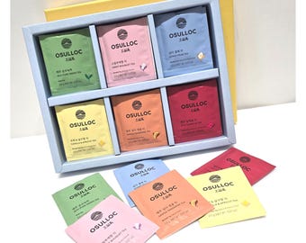 OSULLOC ティーサンプラーギフトセット 韓国緑茶＆紅茶 42個入り