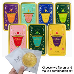 Ssanggye Fruit Hug Tea Can / Luxurious Tea With Dried Fruit Chips / Gift for Mothers, Girlfriends, her / Wedding & Anniversary Gift