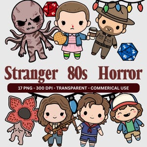 Clipart-paket med främlingar | Upp och ner-paket | Högupplösta sublimeringsdesigner (digital nedladdning)