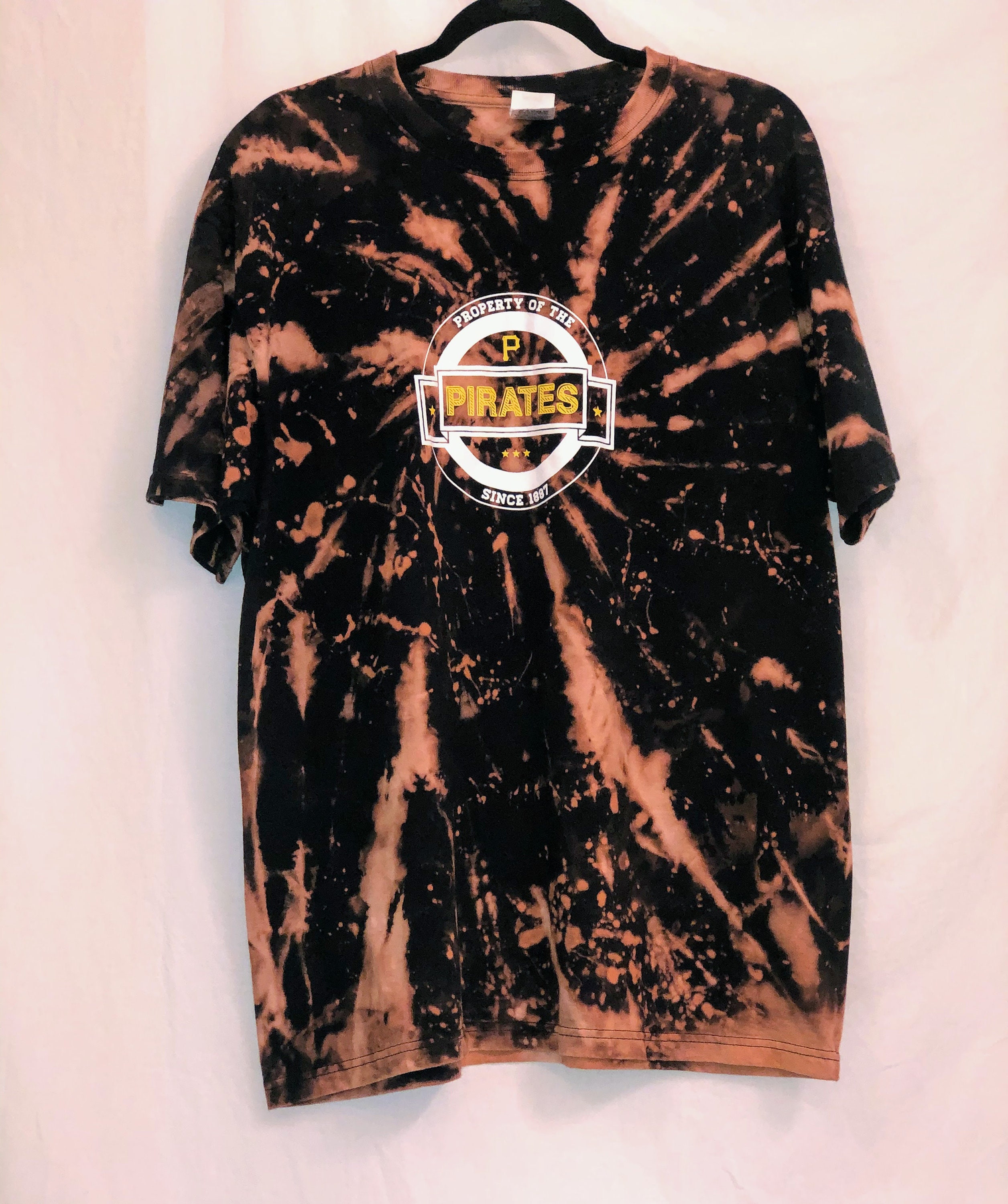 pittsburgh pirates tie dye shirt