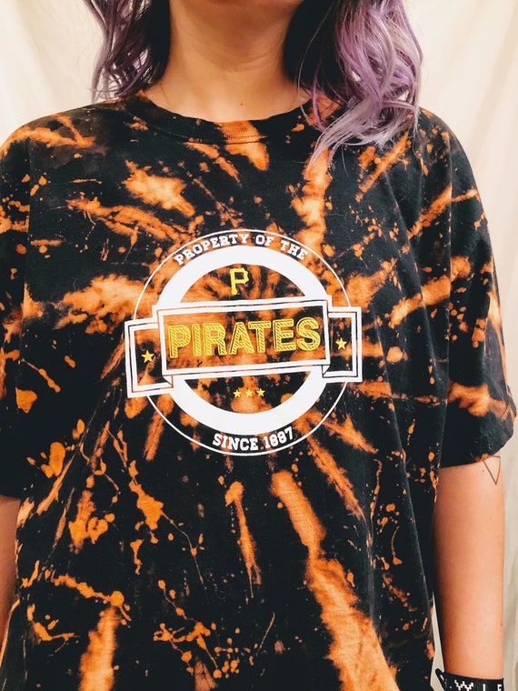 pittsburgh pirates tie dye shirt