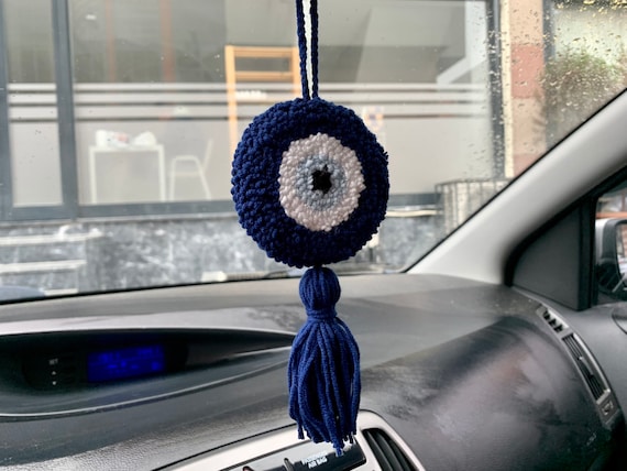 Evil Eye Autospiegel hängend, Pilz Rückspiegel hängend, AutoZubehör,  Neuwagen Geschenk, Geschenk für neues Auto, Weihnachtsgeschenk - .de