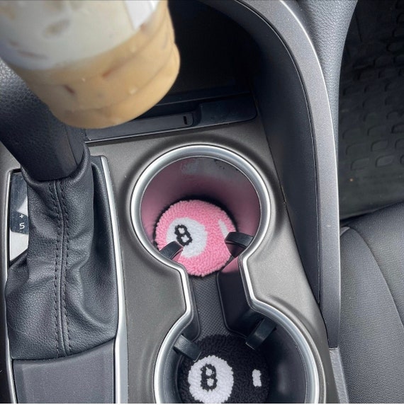Magic 8 Ball Car Coasters Set of 2 Car Coaster 16th Birthday Gift for New Driver Pink Car Accessories for Women Gift for New Car Etsy UK