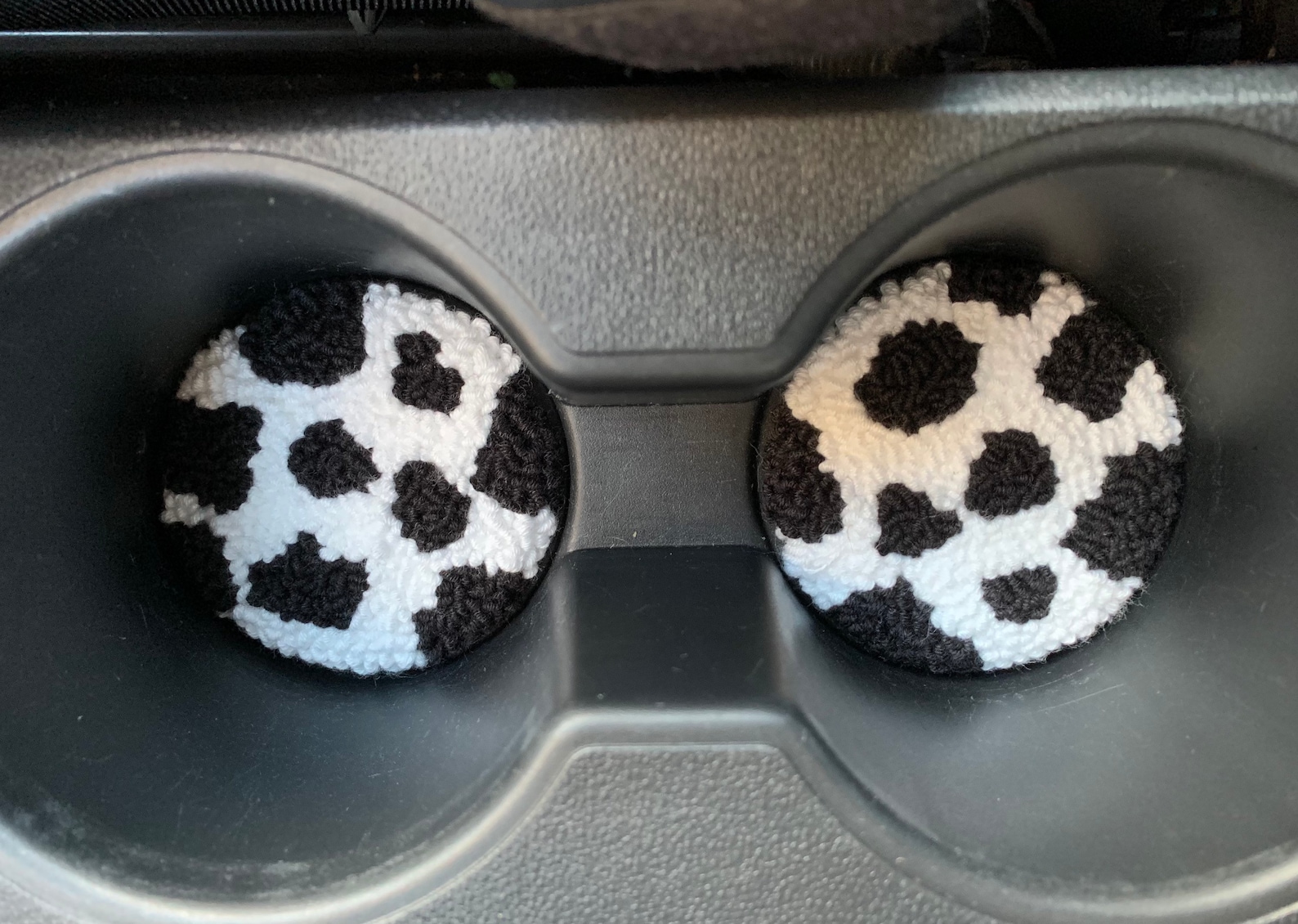 Cow Print Coaster Set