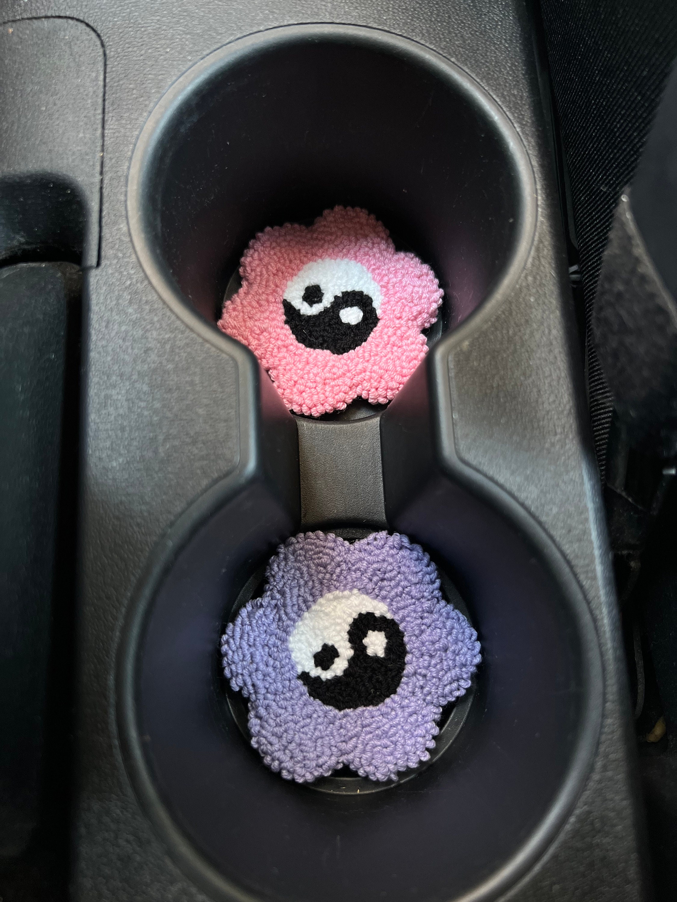 Aazon.co: Sylvil 4 PCS Car Cup Holder Coaster, Non-Slip 2.75 Inch - Foto 6