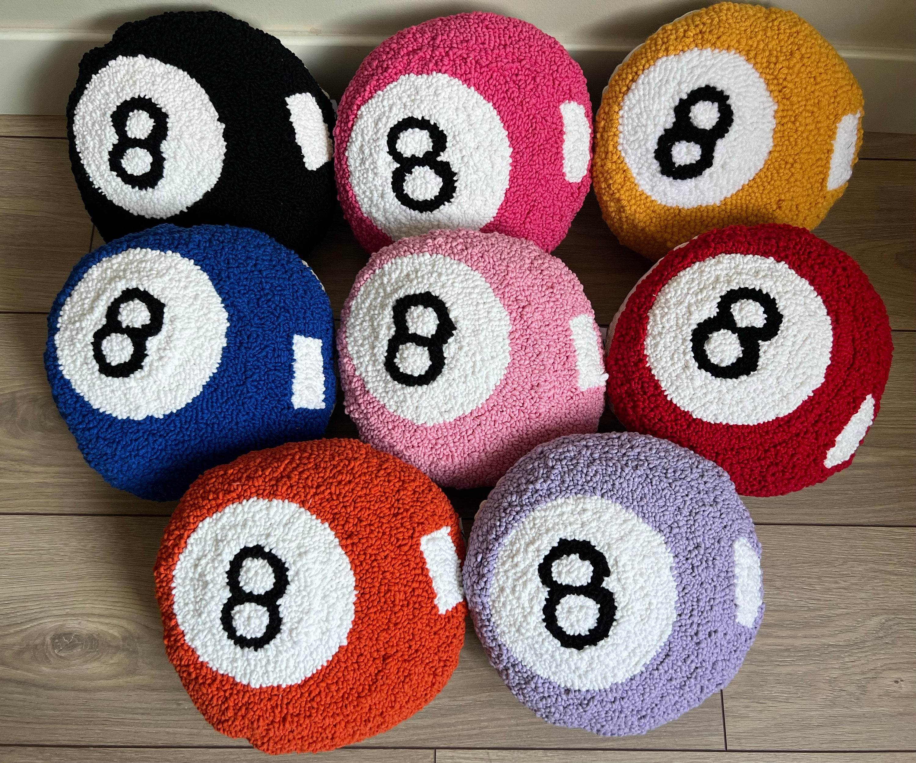 Hand Tufted Magic 8 Ball Pillow Rustic Home Decor Etsy hand-tufted-magic-8-ball-pillow-rustic-home-decor-etsy