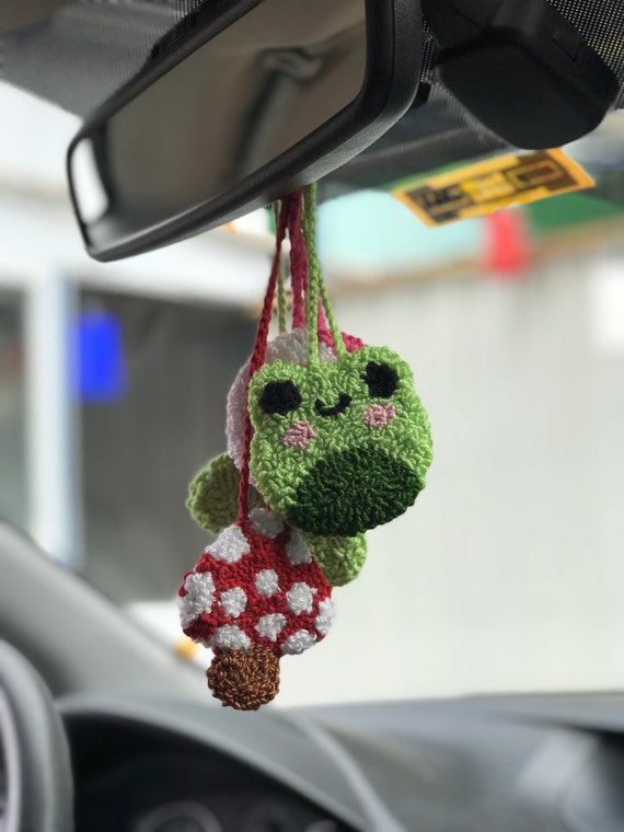 Car Mirror Charm, Mushroom Rear-view Mirror Hanging, Car Accessories, New  Car Gift, Gift for New Car, Christmas Gift -  UK