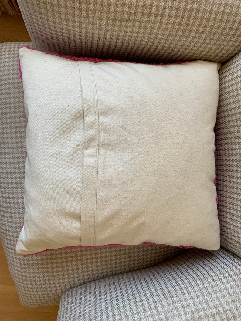 Tufted Pillow Cover Abstract Pillow Cover Colorful Pillow Etsy
