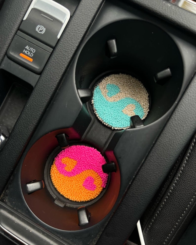 Sparkle Car Accessories Set of 2 Car Coaster Christmas Gift Etsy