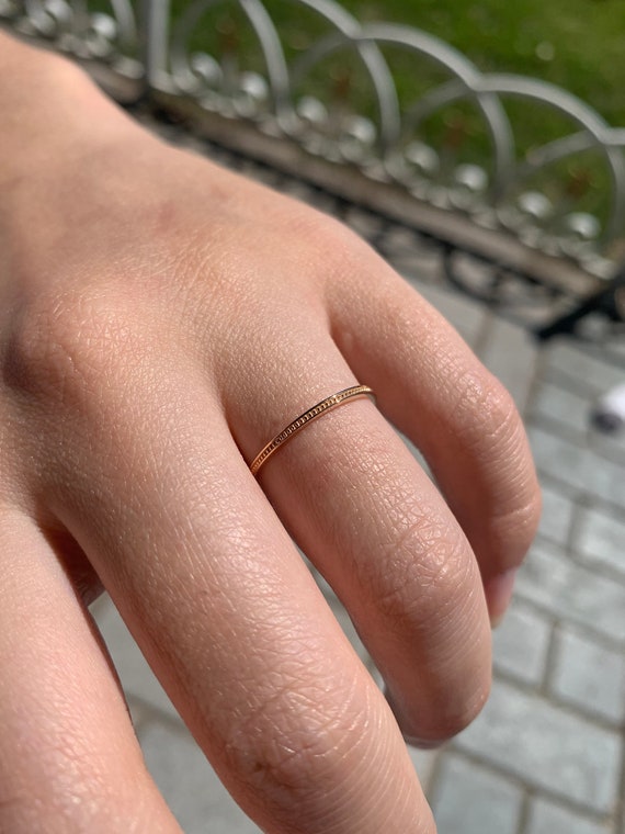 Thin Stacking Rings Set | Caitlyn Minimalist