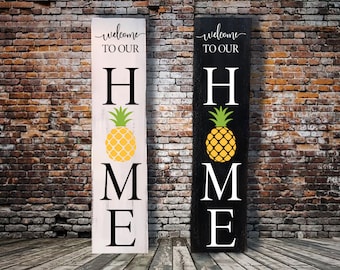 Summer Decor Pineapple Mini Framed Wood Sign Modern Home Farmhouse Decor