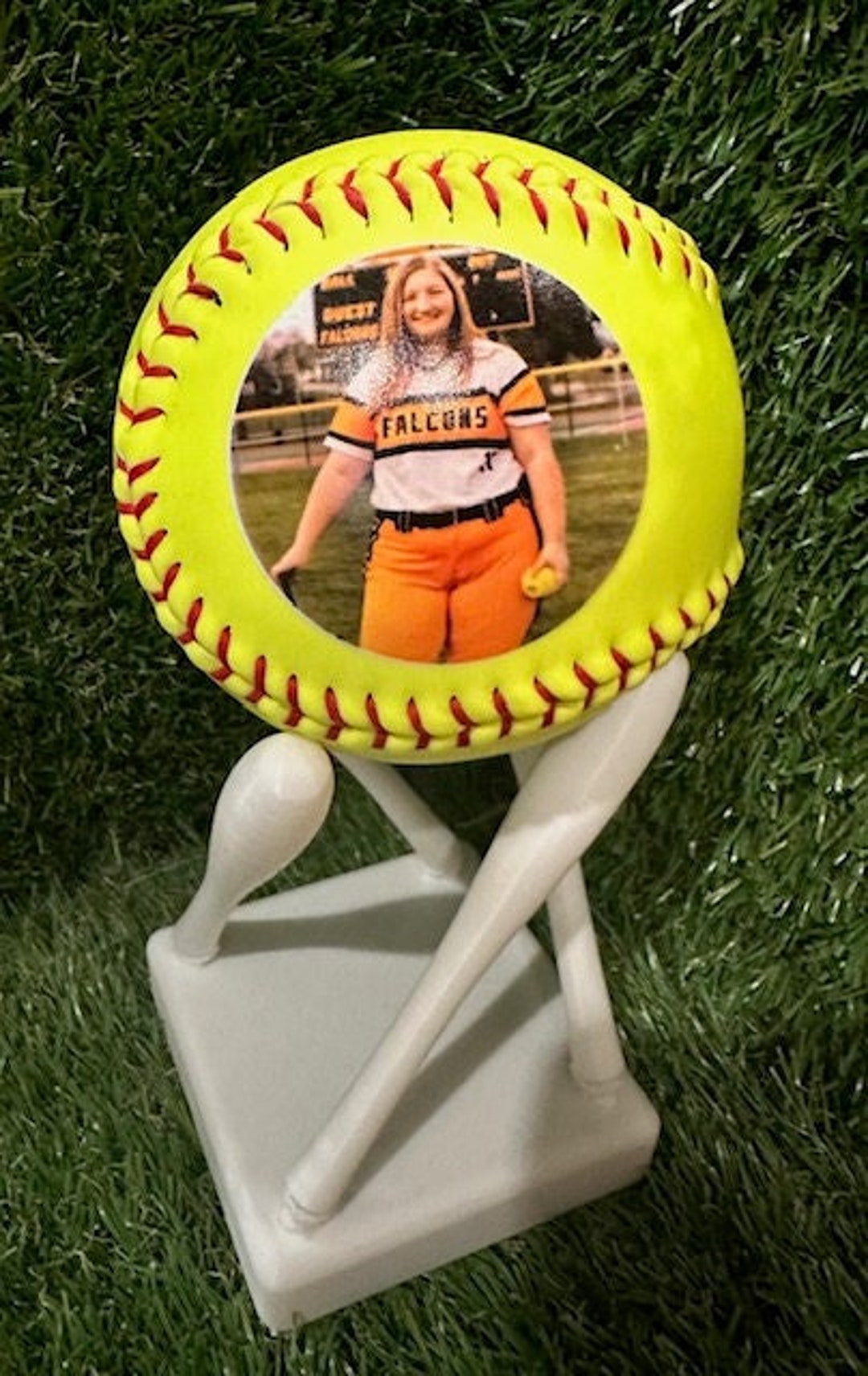 Personalized Softball Ornaments Girls