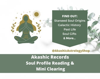 Soul's Origin and Galactic Journey with One Past Life Akashic Records Profile Reading and Mini Clearing, Part 1 of Soul Realignment